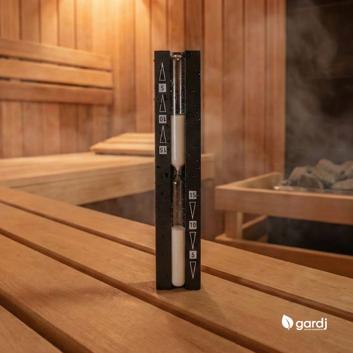 4Living Sauna Hourglass Black - Image 2