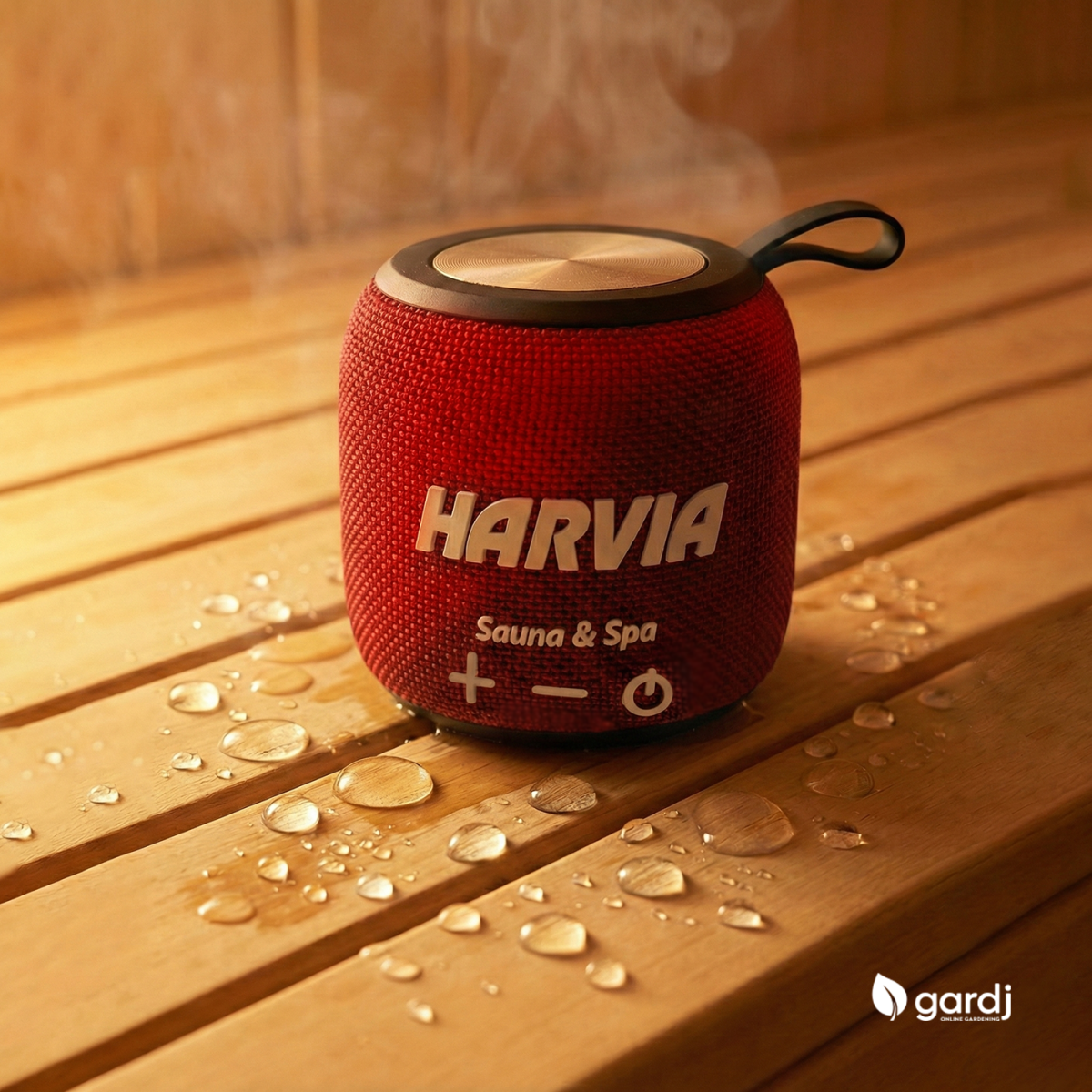Harvia Waterproof Bluetooth Speaker – Red (Sac80500) - Image 2